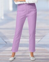 Cotton Bi-Stretch Ankle Pants thumbnail number 1