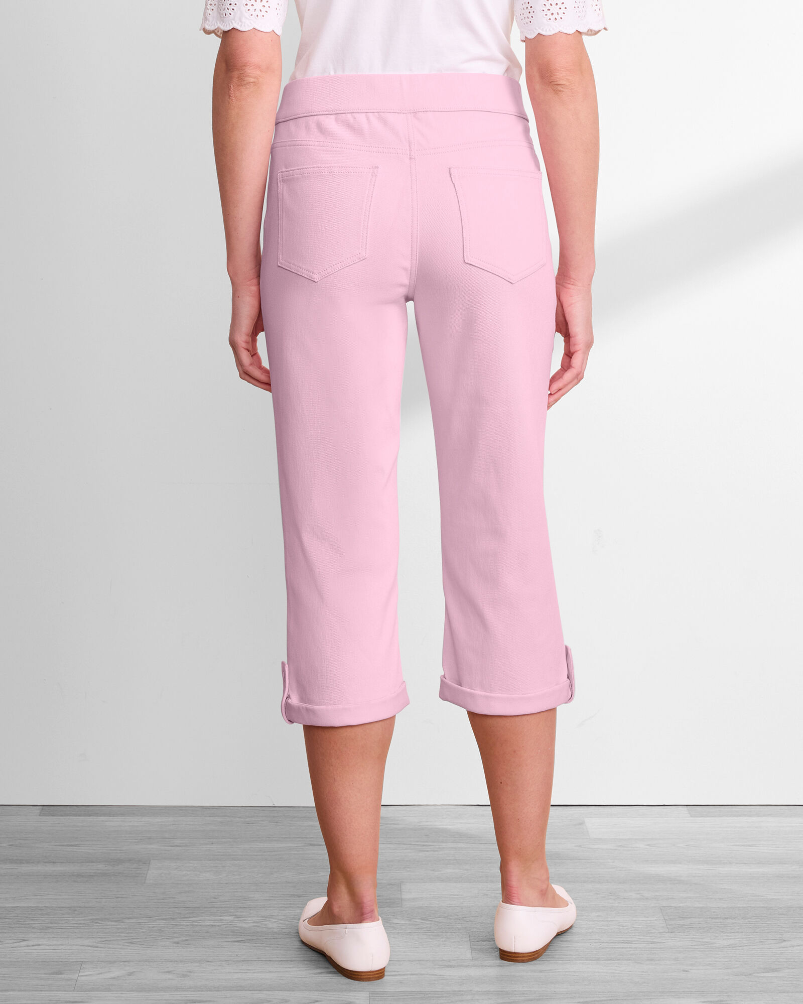 Classic Knit Denim Capri | Appleseed's