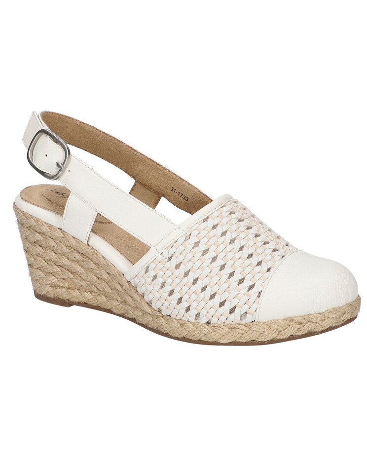 Easy Street® Taffy Espadrille Wedges image number 1