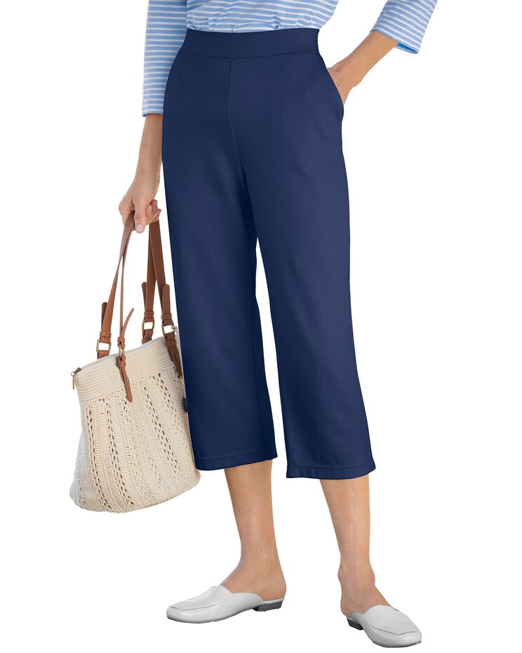 Everyday Knit Capris image number 1