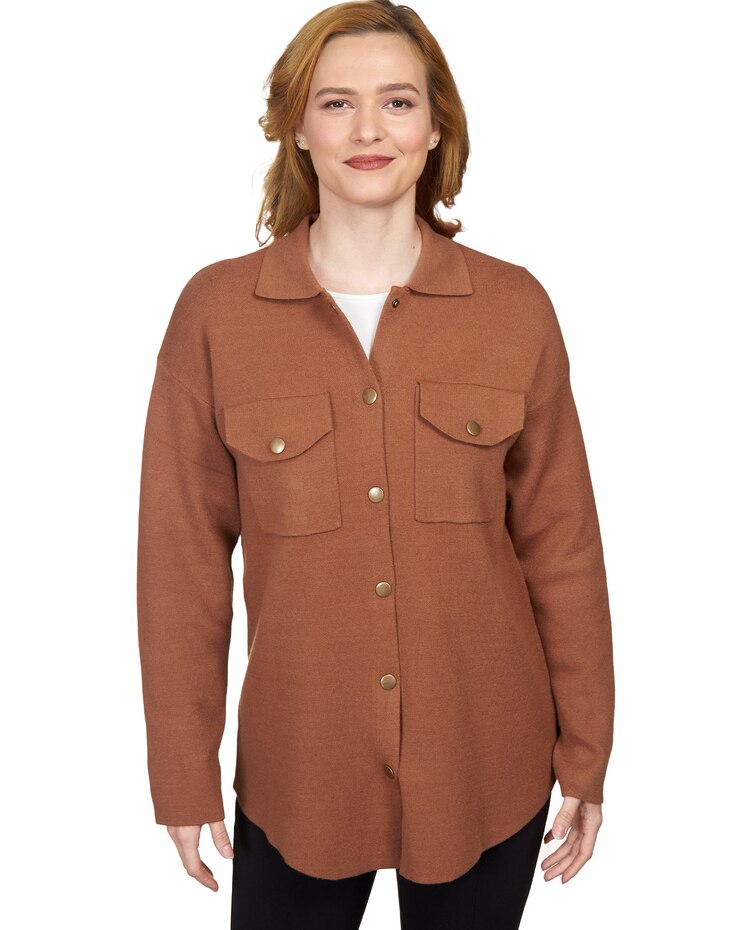 Ruby Rd® Solid Sweater Jacket image number 1