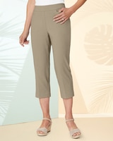 Slimtacular Textured Capri thumbnail number 1