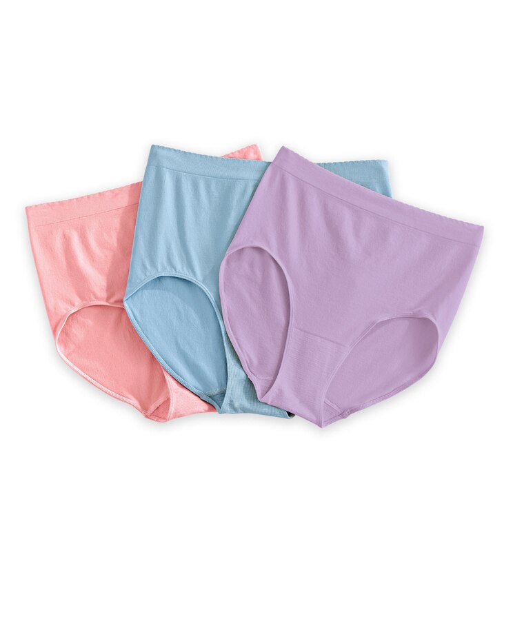 3-Pack Seamless Panties by ComfortEase image number 1