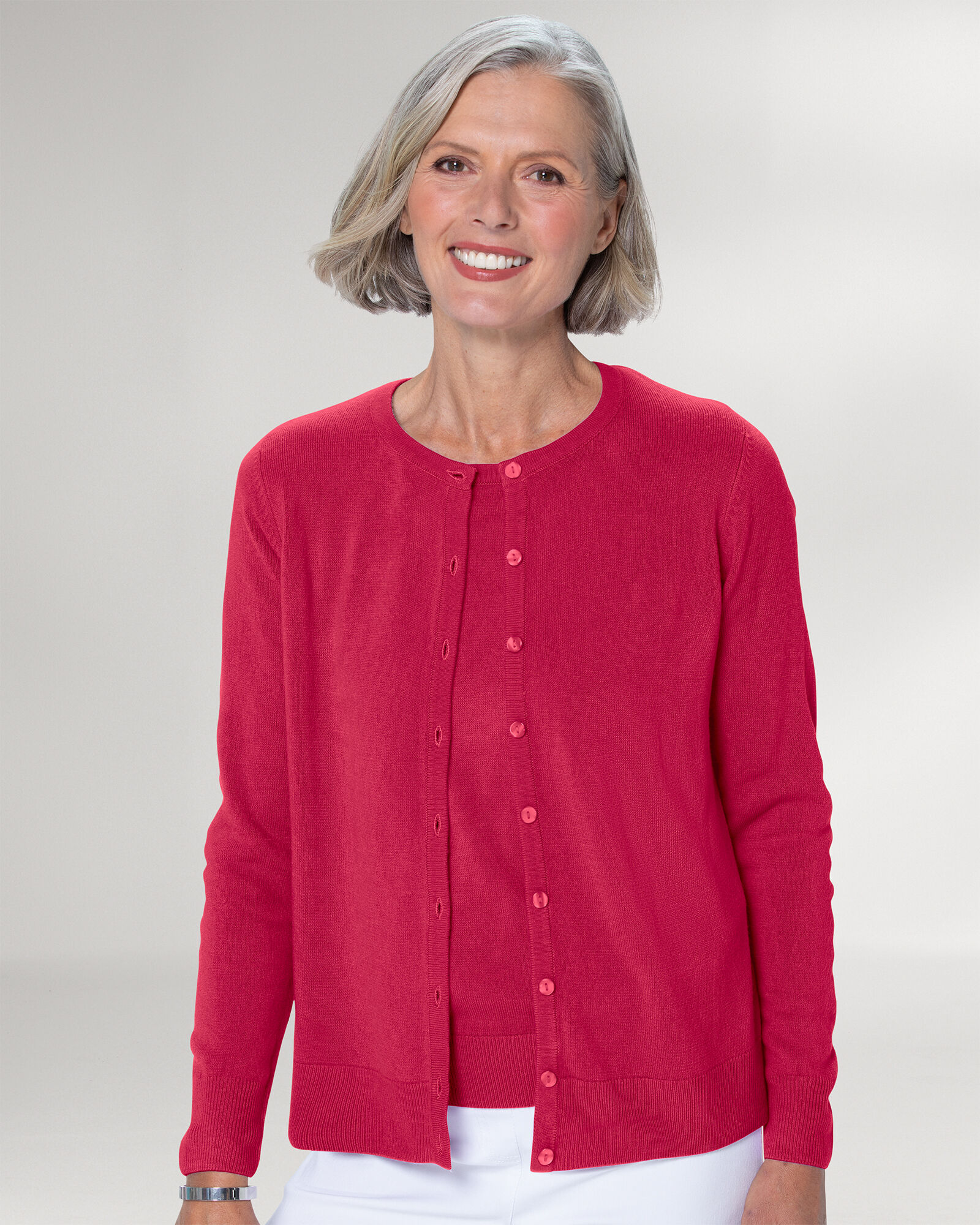Appleseeds Women s Spindrift Soft Cardigan Sweater Red 2x Womens
