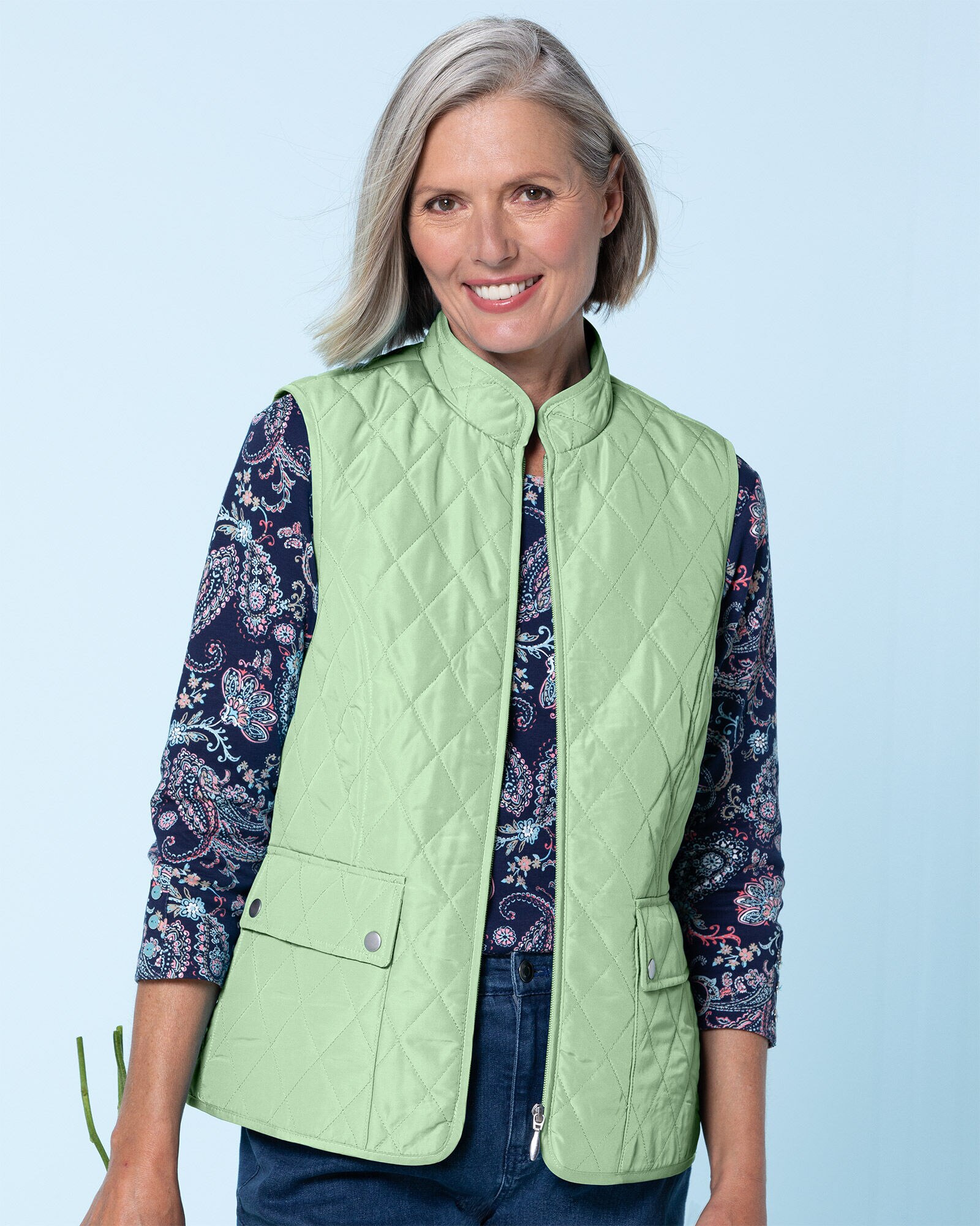 Berkshire Solid Quilted Vest | Appleseed's