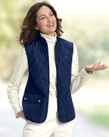 Berkshire Solid Quilted Vest thumbnail number 1