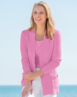 Seedstitch Open-Front Cardigan Sweater thumbnail number 1