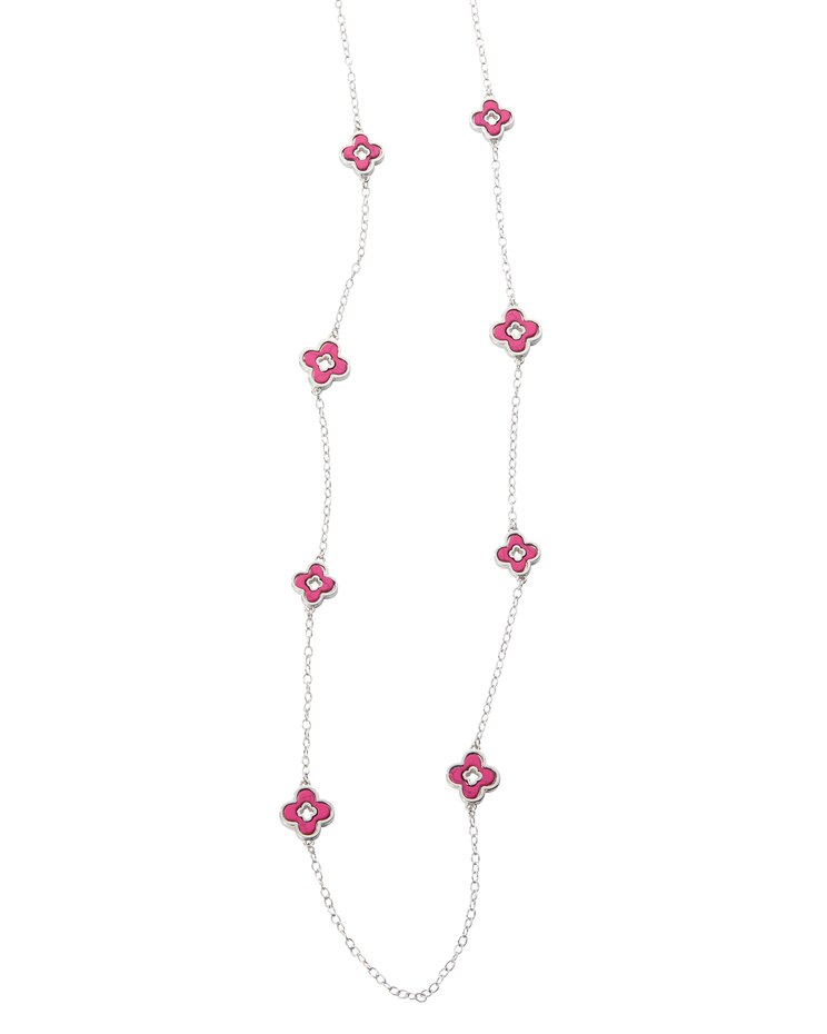 Long Tile Necklace image number 1