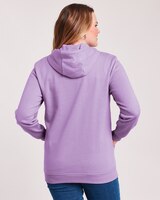 Hooded Fleece Snap Jacket thumbnail number 3