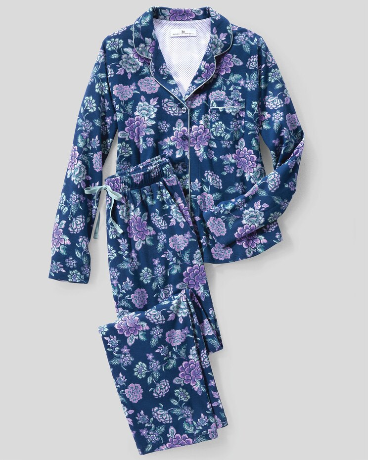 Karen Neuburger® Dotty Blossom Girlfriend Pajamas Set image number 1