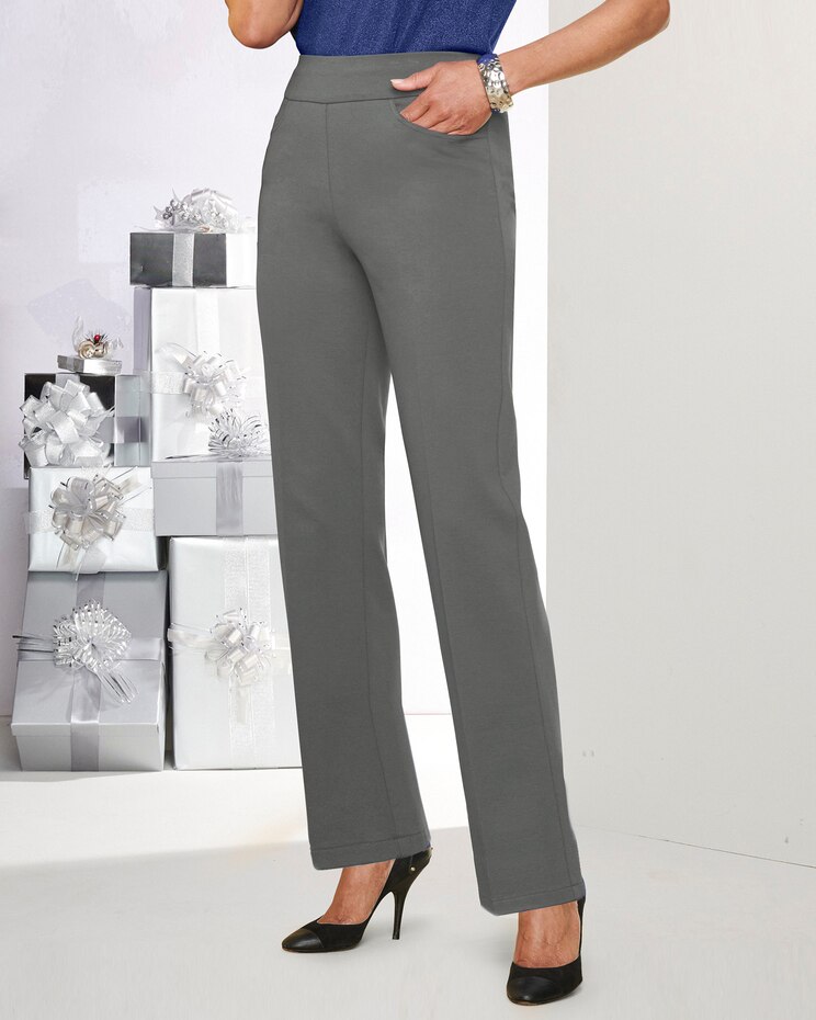 Slimtacular® Ponte Straight-Leg Pants image number 1