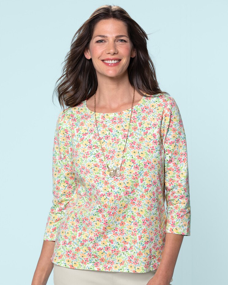 Prima™ Cotton Wildflower Tee image number 1