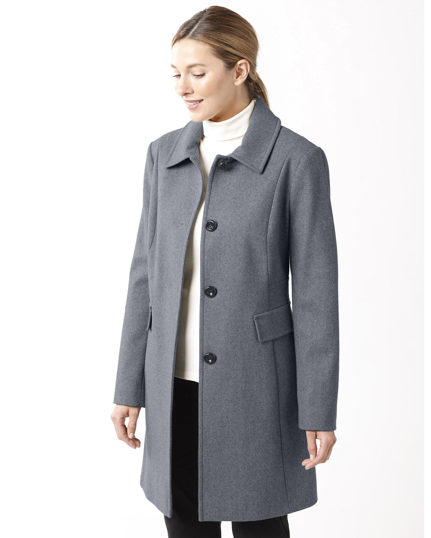 Larry levine wool coat hot sale