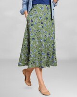 Everyday Knit Floral Skirt thumbnail number 1