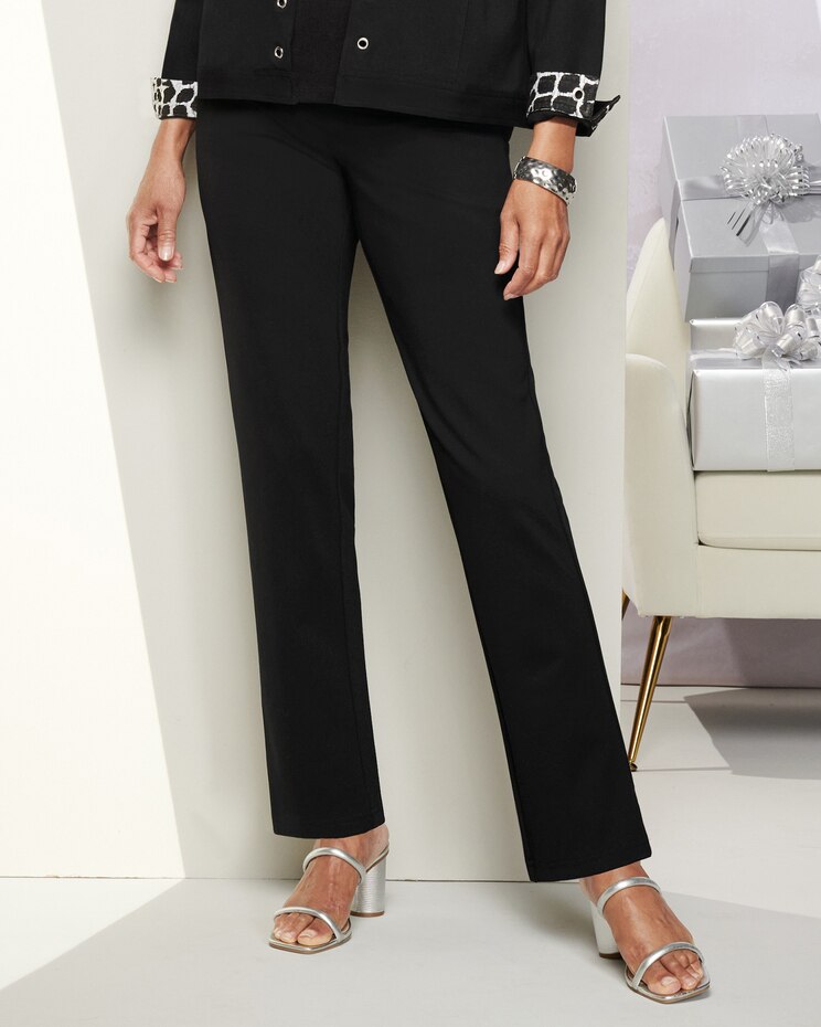 Alfred Dunner Pull-On Ponte Pants image number 1