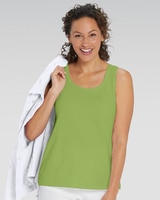 Prima™ Cotton Solid Two-Way Tank thumbnail number 1