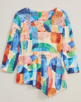 Alfred Dunner® Moody Blues Geometric Stained Glass Top thumbnail number 4