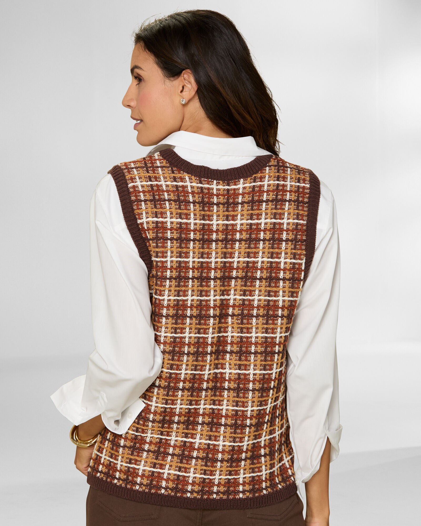 Tweed Sweater Vest