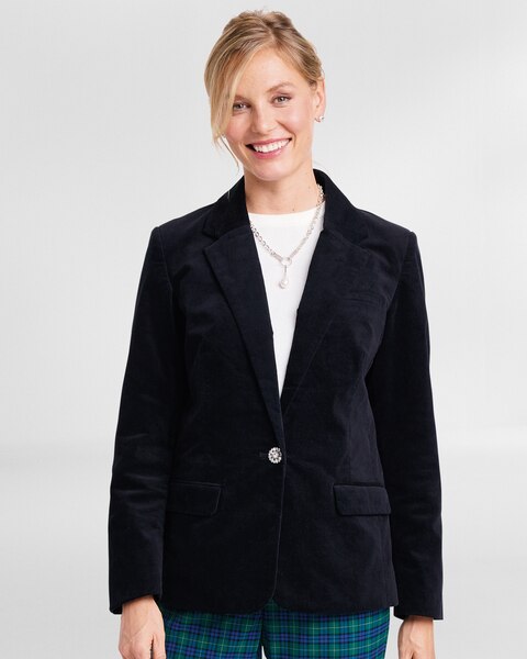 Velveteen Blazer