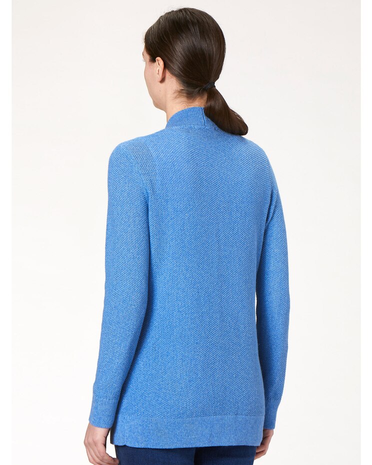 Seedstitch Open-Front Cardigan Sweater image number 2