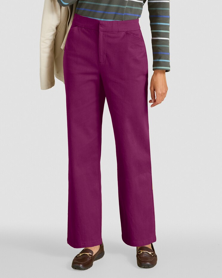 Dennisport Comfort-Waist Relaxed Straight Leg Chinos image number 1