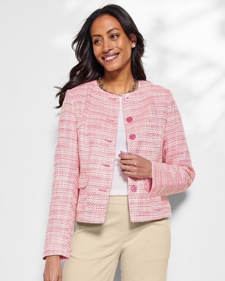 Pretty Petals Tweed Jacket image number 1