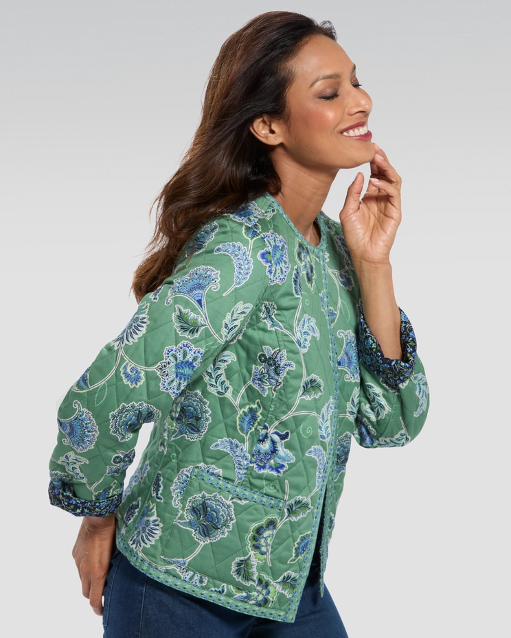 Highland Meadow Reversible Quilted Jacket image number 2