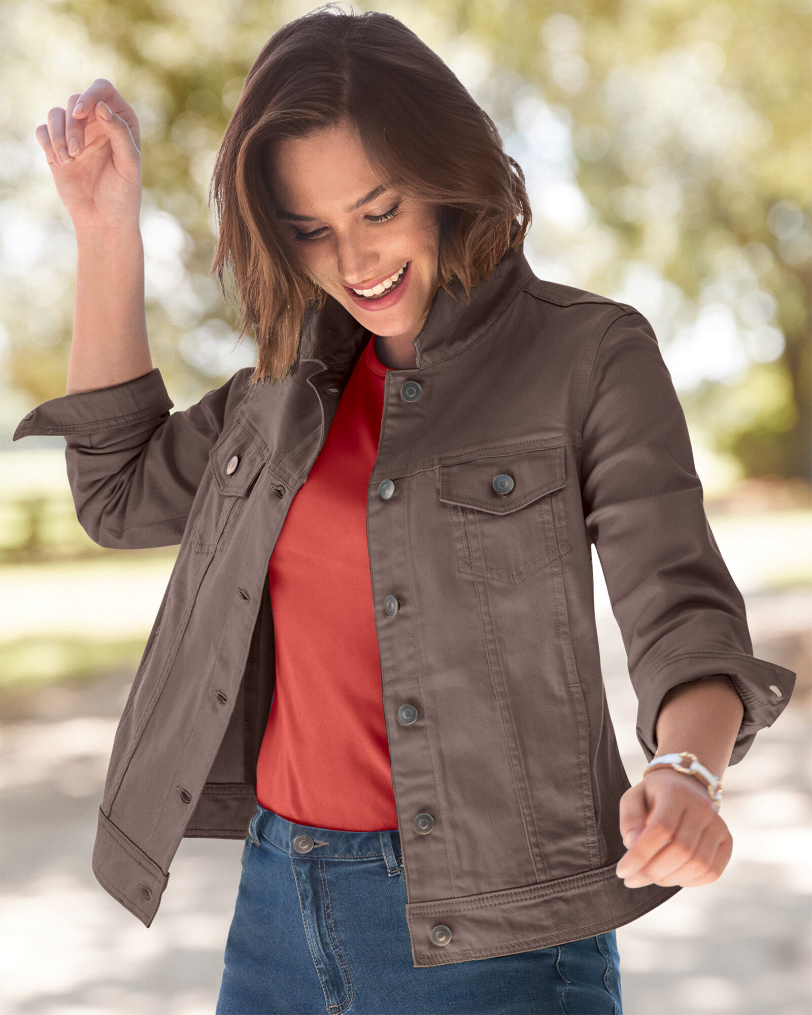 DreamFlex Colored Jean Jacket