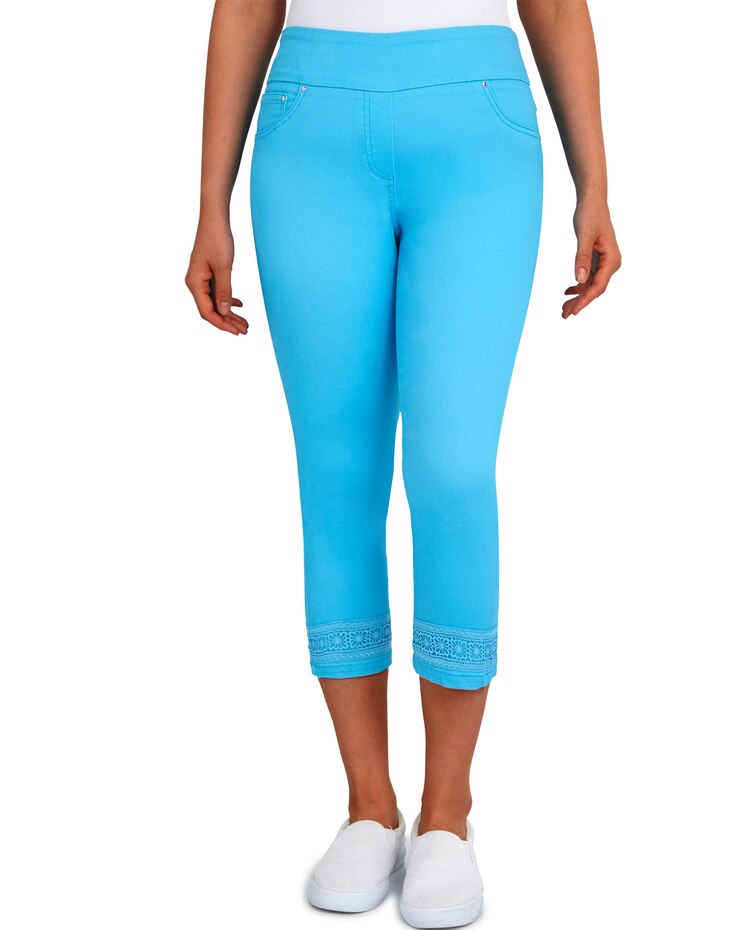 Ruby Rd® Isle Verde Stretch Denim Capri image number 1