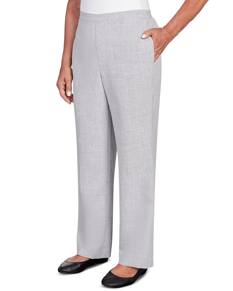 Alfred Dunner® Isn't It Romantic Plaid Pull On Average Length Pant image number 3