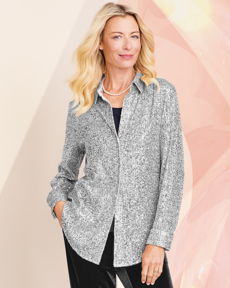 Sequin Blouse image number 1