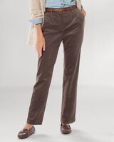 Stretch Wide-Wale Corduroy Fly-Front Pants thumbnail number 1