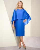 Flirty Cape Dress thumbnail number 1
