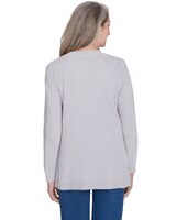 Alfred Dunner® Classics Chenille Cardigan with Pockets thumbnail number 5