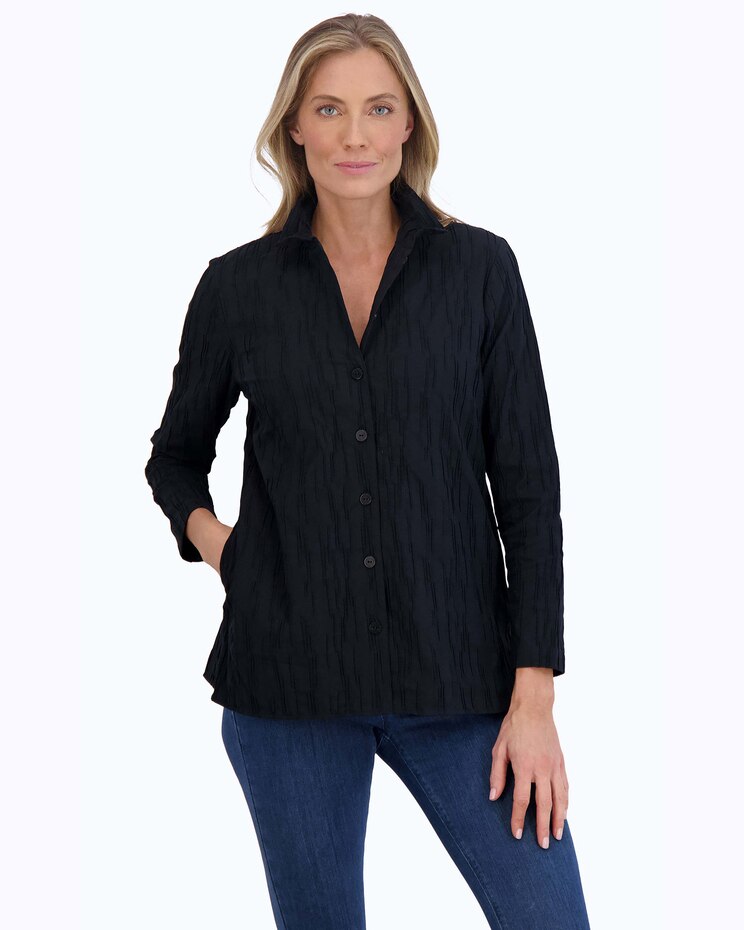 Carolina Easy Care  Crinkle Shirt Jacket image number 1