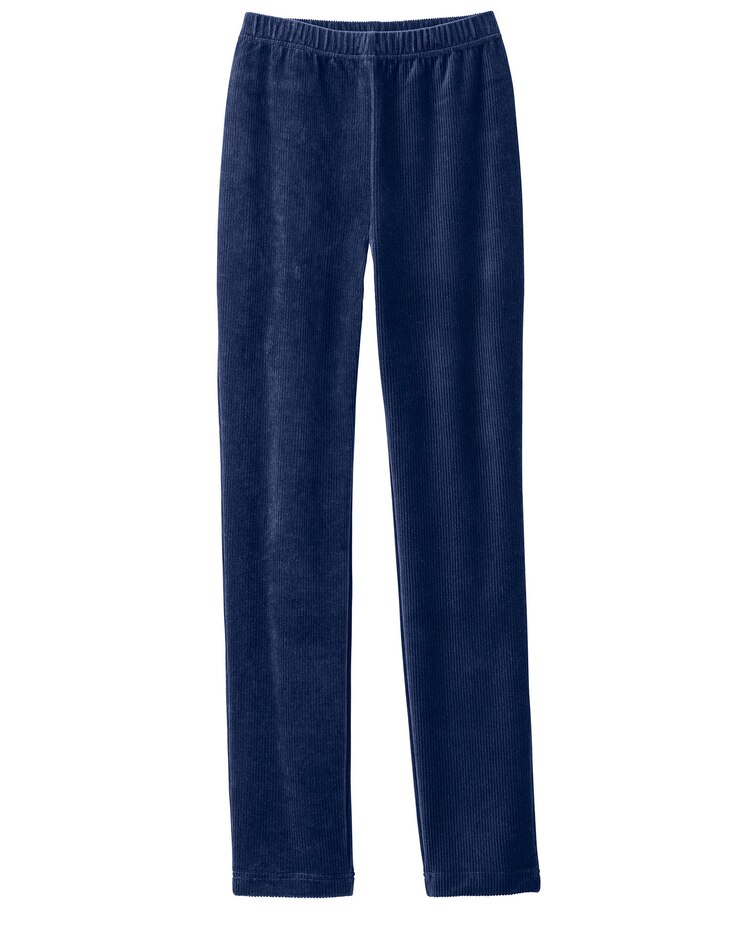 Corded Velour Leggings image number 1