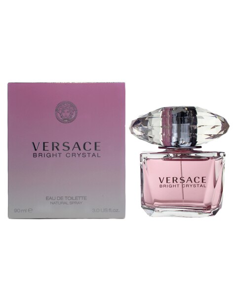 Versace Bright Crystal Eau De Toilette Spray for Women by Gianni Versace - 3 oz / 90 ml