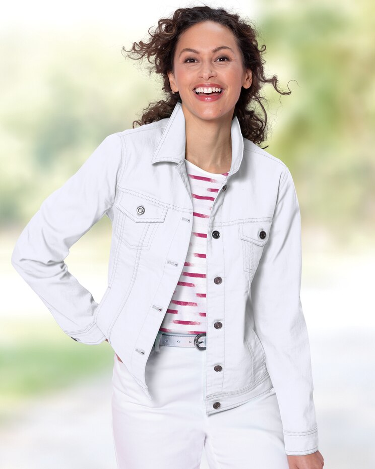 DreamFlex Colored Jean Jacket image number 1
