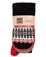 MUK LUKS® Womens Tassel Slipper Sock 1Pr Pack thumbnail number 3