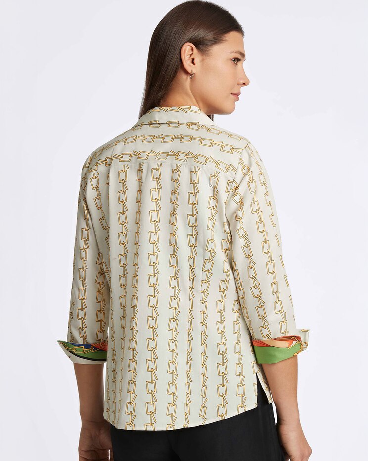 Foxcroft Taylor Chain Stripe Shirt image number 2