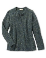 Luxe Bouclè Button-Front Cardigan thumbnail number 7