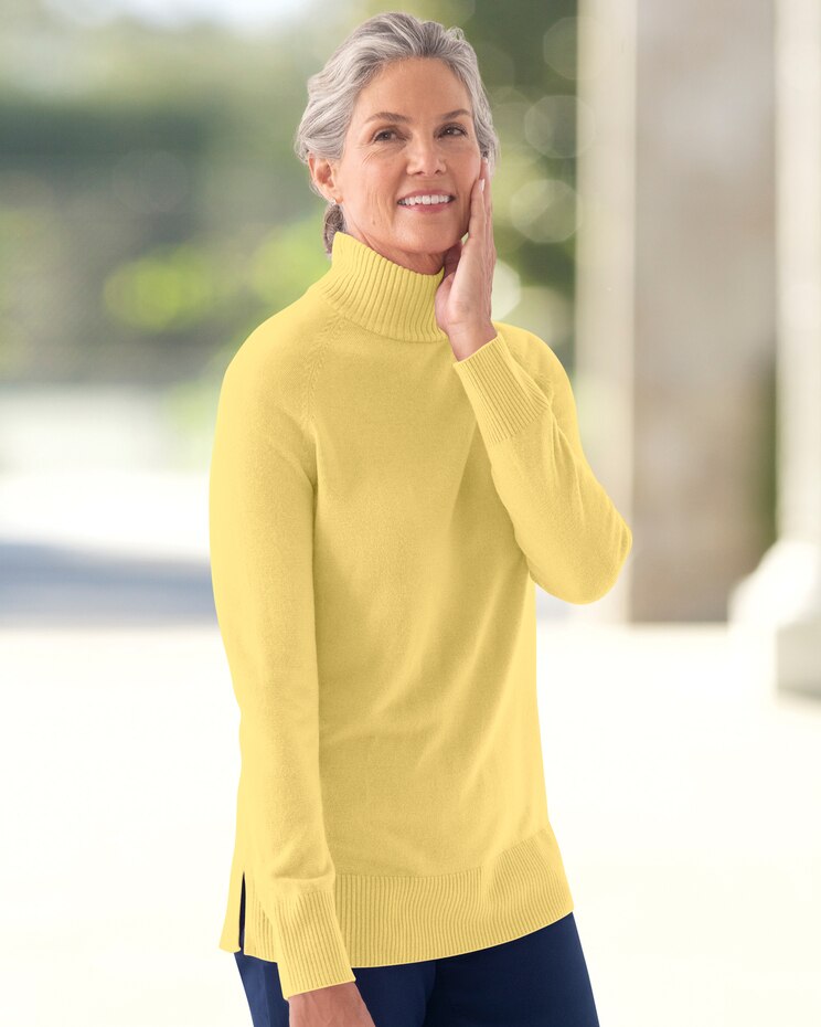 Spindrift Mock Neck Long Sleeve Sweater image number 1