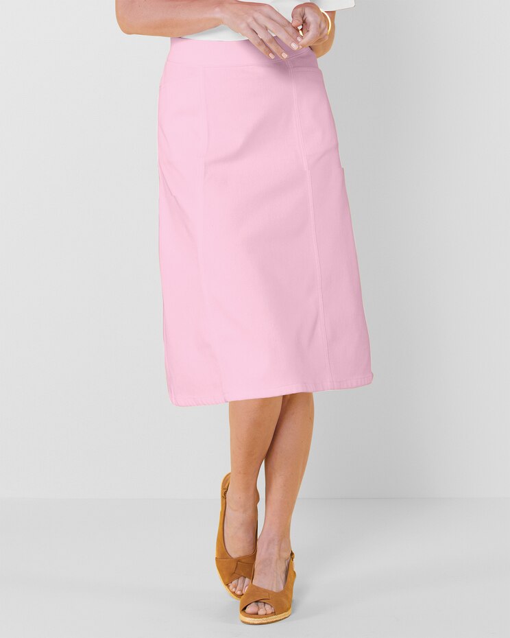 Classic Knit Denim Skirt image number 1