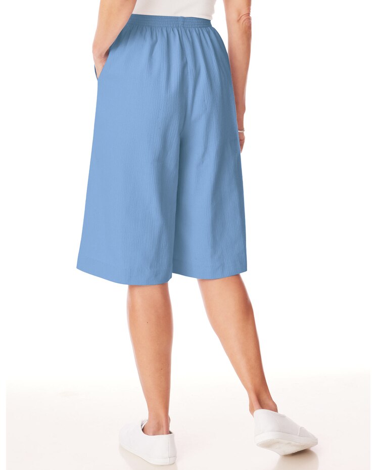 Crinkle Calcutta Cloth Split Skirt image number 2