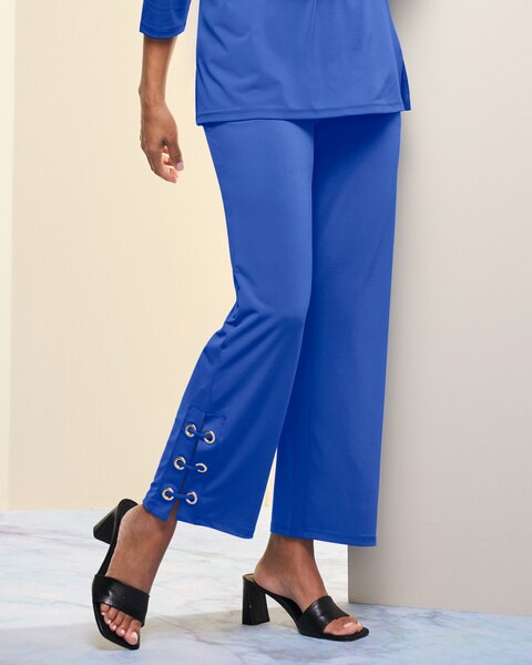 JetSet Grommet Trim Crop Pant