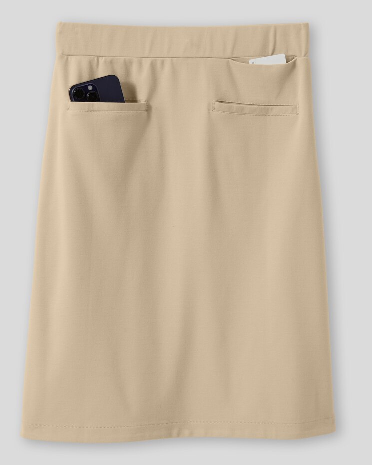 FlexKnit 7-Pocket Pull-On Skirt image number 3