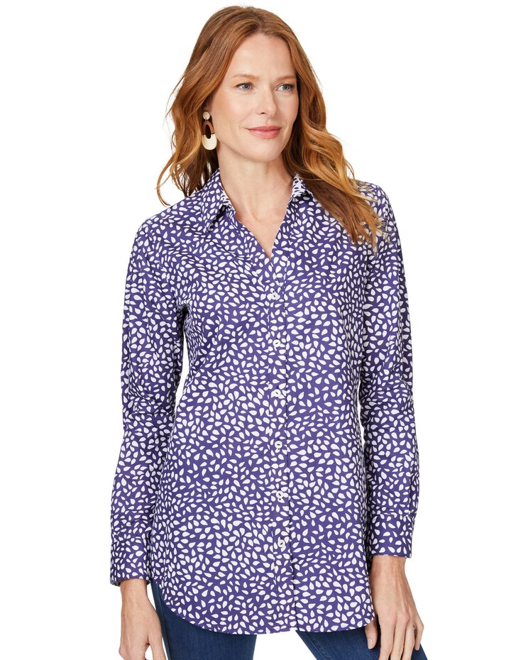 Faith Non-Iron Rainfall Tunic  image number 1