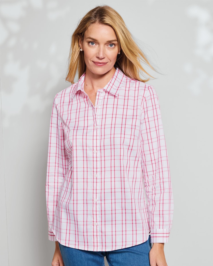 Cotton Windowpane Shirt image number 1