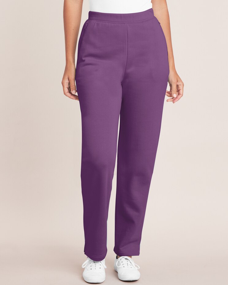 Better‑Than‑Basic Zip Pocket Fleece Pants image number 6