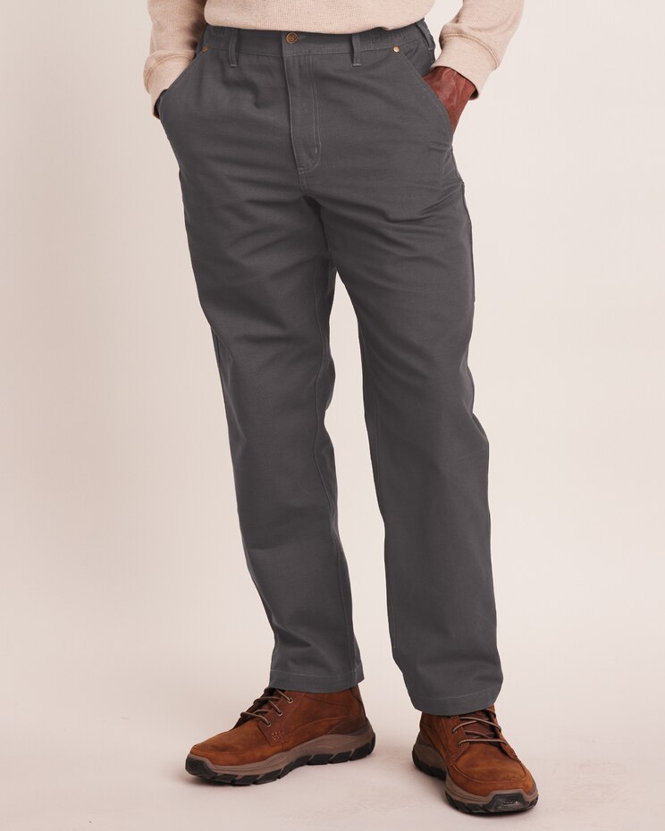 JohnBlairFlex Relaxed-Fit Canvas Carpenter Pants image number 1
